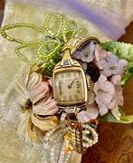 Image result for Elgin Gold Watch with Diamonds