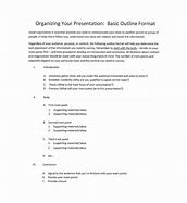 Image result for Presentation Outline Template