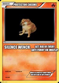 Image result for Pokeomn Card Furry Meme