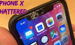 Image result for Shattered iPhone X