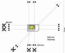 Image result for Nano Sim Cutter Template