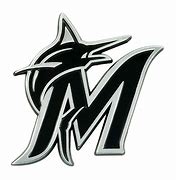 Image result for Marlins Baseball Logo Black and White