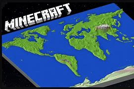 Image result for Minecraft Map Compared to Earth