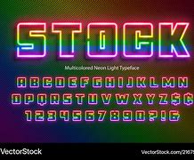 Image result for Rainbow Neon Words