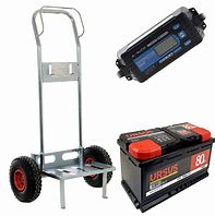 Image result for Portable Car Battery Trolley