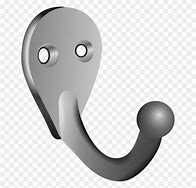 Image result for Black and White Clip Art of Coat Hook