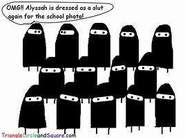 Image result for Burka Cartoon Funny