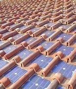 Image result for Solar Clay Roof Tiles