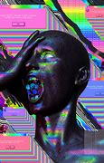 Image result for Colorful Glitch Art Print