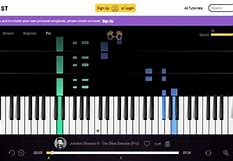 Image result for Virtual Piano Keyboard Music Sheet