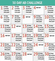 Image result for 30-Day AB Challenge Chart