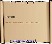 Image result for crehuela