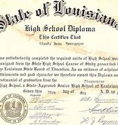 Image result for Louisiana GED Certificate