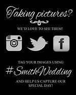 Image result for Instagram Wedding Sign