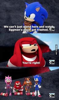Image result for Sonic Boom Kuckles Funny