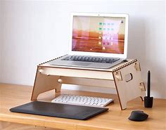 Image result for Laser-Cut Adjustable Laptop Stand