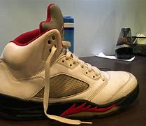 Image result for Jordan 5 Fire Red High