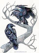 Image result for Norse Raven Drawing