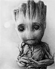 Image result for Simple Baby Groot Drawing