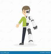 Image result for Robot Head On Human Body