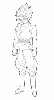 Image result for Dragon Ball Coloring Pages Goku Black