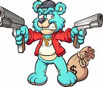 Image result for Care Bear with Gun