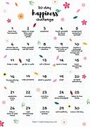Image result for Happiness Month 31 Day Challenge