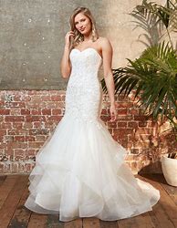 Image result for Mermaid Tail Beach Wedding Dress