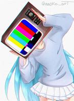 Image result for No Signal Screen Aesthetic TV