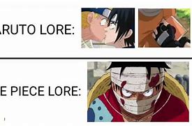 Image result for One Piece vs Naruto Memes