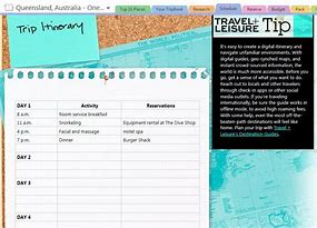 Image result for OneNote Travel Template