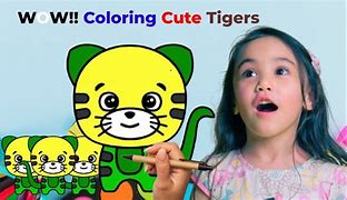 Image result for Cute Tiger Coloring Pages