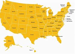 Image result for Us Map with Countries