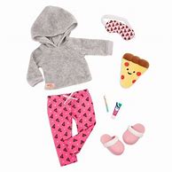 Image result for American Girl Doll Pizza Pajamas