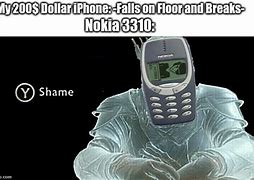 Image result for Nokia 3310 Thanos Meme