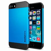 Image result for iPhone 5 with Blue and Black Protective Case