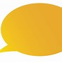 Image result for Speech Bubble with Yellow Outline Clip Art