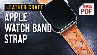 Image result for Leather Apple Watch Band Pattern