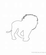 Image result for Free Lion Stencils