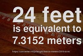 Image result for Convert Ft. to Meters