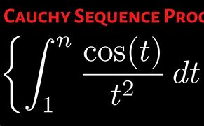 Image result for Cauchy Sequence