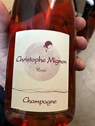 Image result for Christophe Mignon Champagne Brut Rose Pur Meunier
