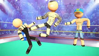 Image result for Stickman Wrestling 2 Player 3D