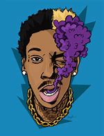 Image result for Wiz Khalifa Smoking Art