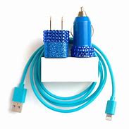 Image result for Blue iPhone Charger for Car