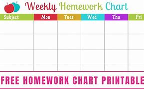 Image result for Free Printable Homework Sticker Chart
