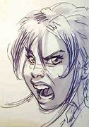 Image result for Angry Woman Face Drawing