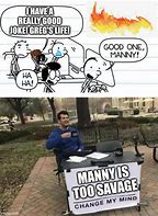 Image result for Manny Shocked Meme