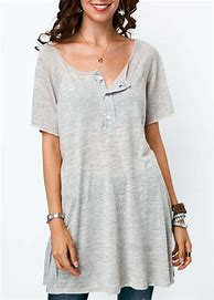 Image result for Grey Tunic Tops