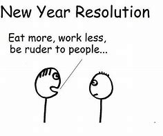Image result for Humorous New Year Resolutions